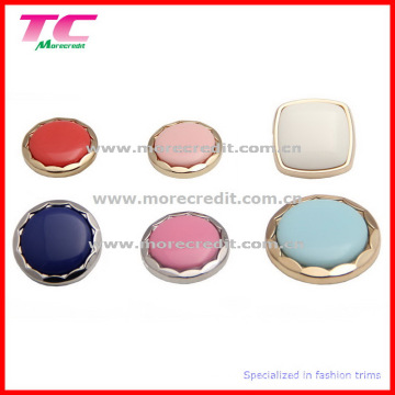 Fancy Design Metal Buttons with Colorful Gem Stone (TC-BU052)